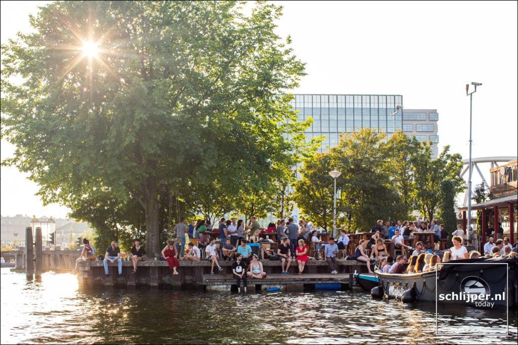Houseboat Dokstroom Amsterdam Bagian luar foto